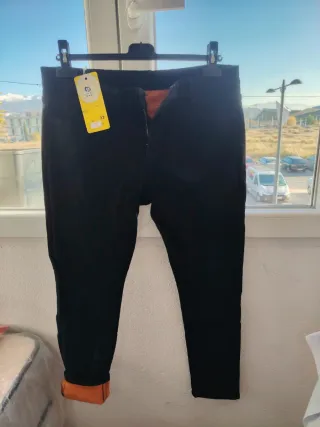 Pantalón vaquero térmico mujer invierno