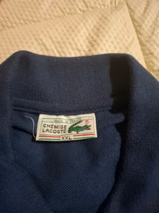 4 polos Lacoste Talla XXL Verde , Rojo azul marino