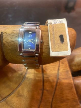 Reloj MX WATCH azul y plateado