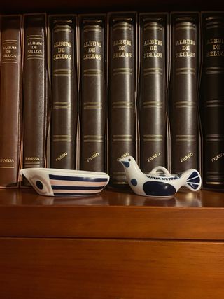 Cerámica Sargadelos Pájaro y Pez