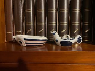 Cerámica Sargadelos Pájaro y Pez