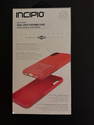 Funda Incipio iPhone X NGP Sport Coral