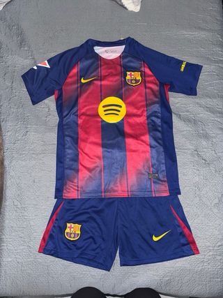 Equipación Barça Lamine Yamal 19 Talla S