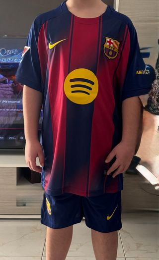 Equipación Barça Lamine Yamal 19 Talla S