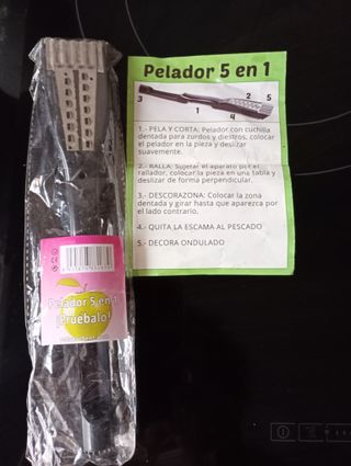 PELADOR 5 EN 1 PARA FRUTAS Y VERDURAS SIN ESTRENAR