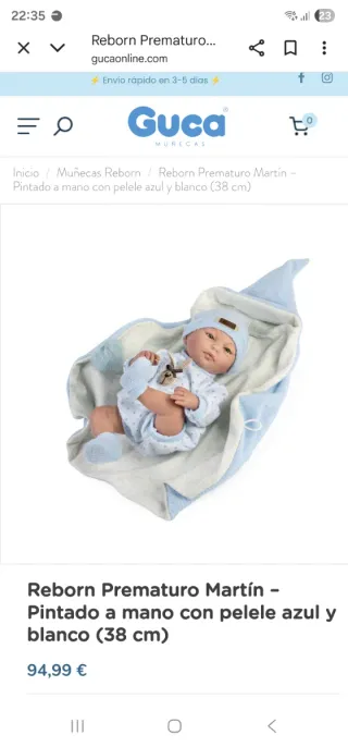 Muñeco Bebé Reborn