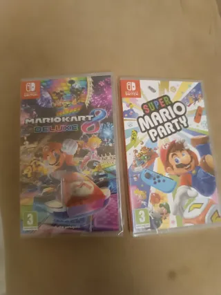 Mario Kart 8 Deluxe y Super Mario Party Switch