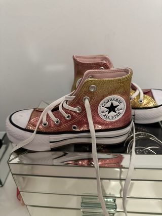 Zapatillas Converse Niña Glitter Talla 28
