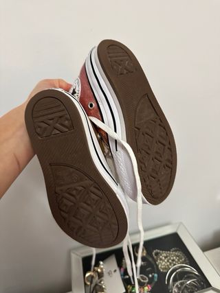 Zapatillas Converse Niña Glitter Talla 28