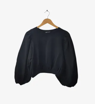 Jersey negro Zara mujer Talla M