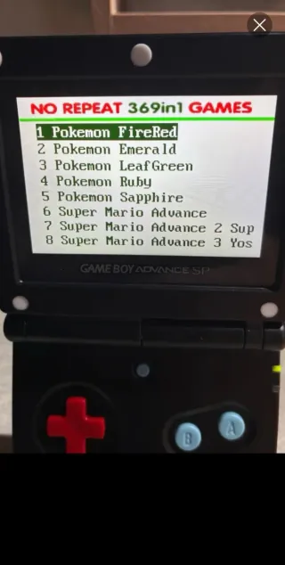 Nintendo DS Lite Negra + Juego 369 en 1