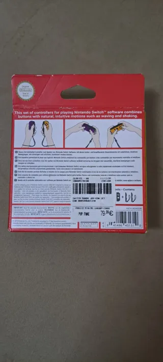 Mandos Nintendo Switch Morado y Amarillo