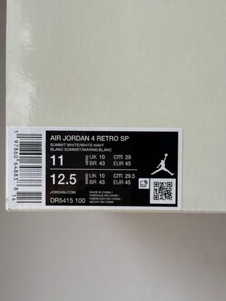 Nike SB Air Jordan 4 Retro Navy [45]