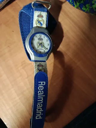 Reloj Real Madrid Azul y Plateado