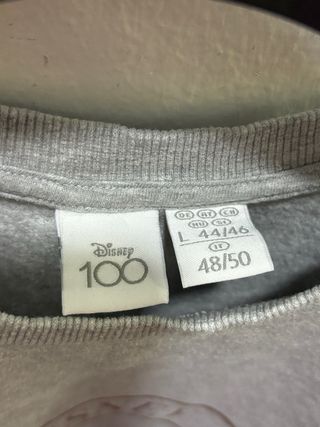 Felpa Disney 100 Anni Wonder Grigia Donna