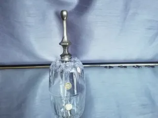Campanello cristallo manico argento