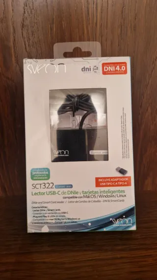Lector DNIe Sveon SCT322 USB-C