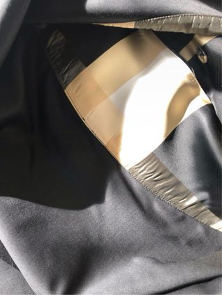 Falda reversible negra y dorada