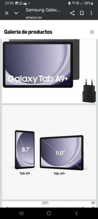 Samsung Galaxy Tab A9+ Tablet