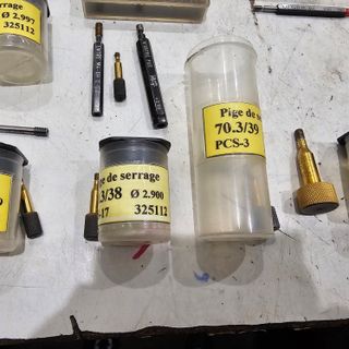 LOTE CALIBRES VERIFICACION DE ROSCAS METROLOGIA