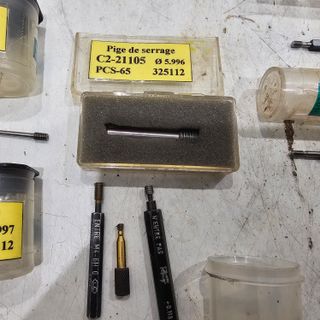 LOTE CALIBRES VERIFICACION DE ROSCAS METROLOGIA