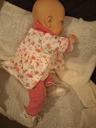 Bambola Nines D'Onil 47cm con carrozzina inglesina