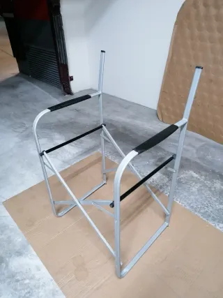 2 telai per sedia da regista pieghevole in alluminio