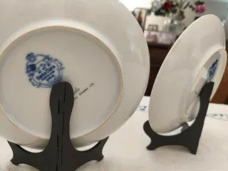 Platos de porcelana decorativos 1987-88-89-90