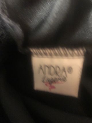 Sottoveste pizzo nera vintage corta