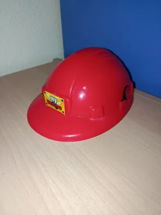 Taladro de Juguete  con casco de obra de regalo