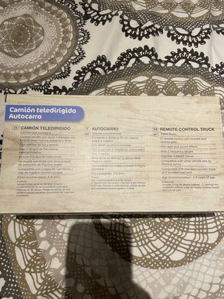 Tren/camion control remoto vias madera ikea o lidl
