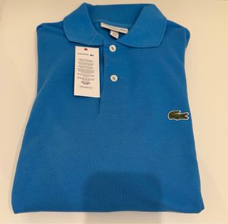Polo Lacoste Azul Nuevo Talla S regular fit