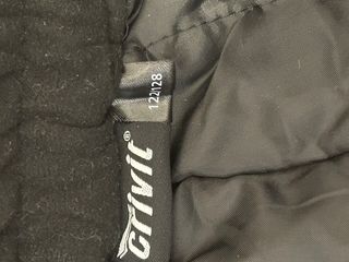 Peto de esquí infantil negro 6/8 años. 122/128cm