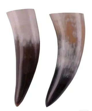 2 Vasos Vikingos Cuernos Naturales