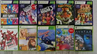 Xbox 360 Negra con Kinect y Mando