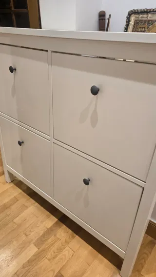 Zapatero Ikea Hemnes Blanco