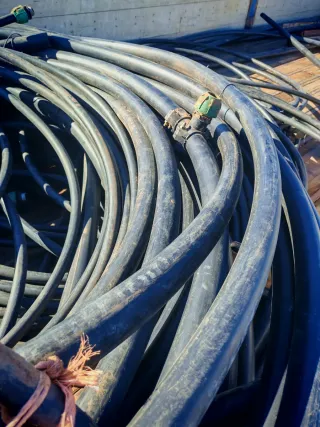 Gomas de riego 32mm para 4 aranzadas.