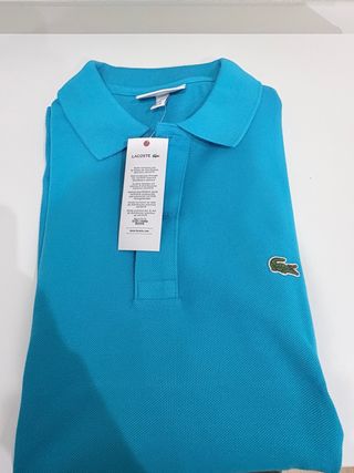 Polo Lacoste Azul petroleo