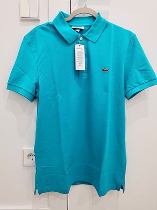 Polo Lacoste Azul petroleo