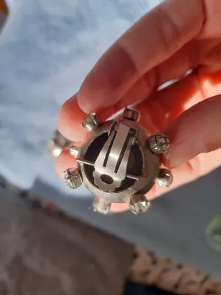 Pendientes vintage con pedrería