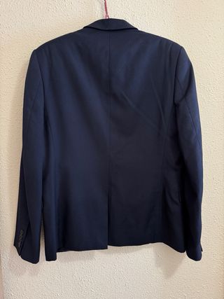 Traje H&M Azul Marino Slim Fit talla 48