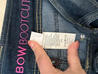 Jeans Rainbow Boots donna blu