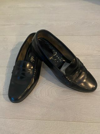 Zapatos de Piel Castellanos Negros