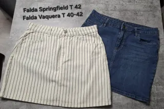 Lote ropa mujer. Faldas y vestidos.