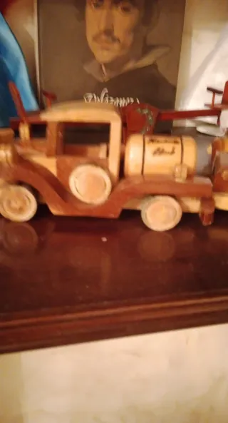 Coches de madera colección