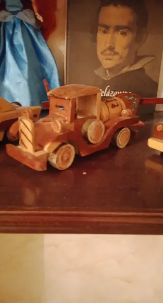 Coches de madera colección