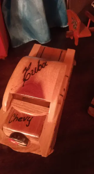 Coches de madera colección