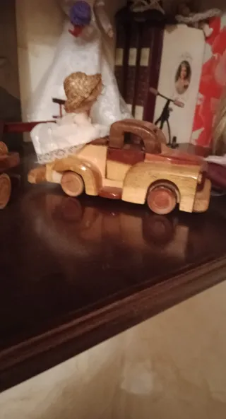 Coches de madera colección