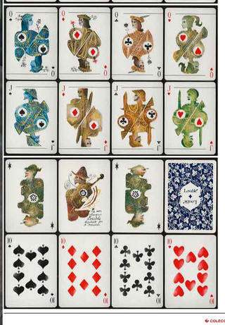 BARAJA DE POKER PUBLICIDAD LOVABLE