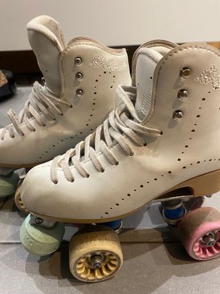 Patines Artísticos Blancos Talla 35